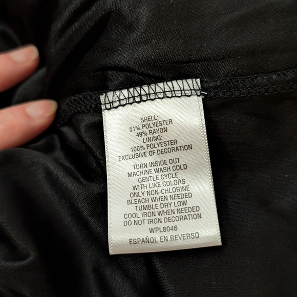 JM Collection Metallic Silver Tunic - Picture 7 of 8